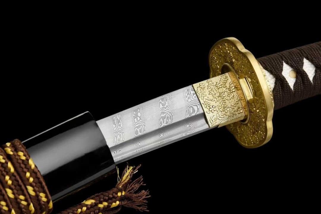 【菊】古兵器 刀装具 日本刀　模造刀 居合刀 武士道 鑑賞用 美術刀 贈り物