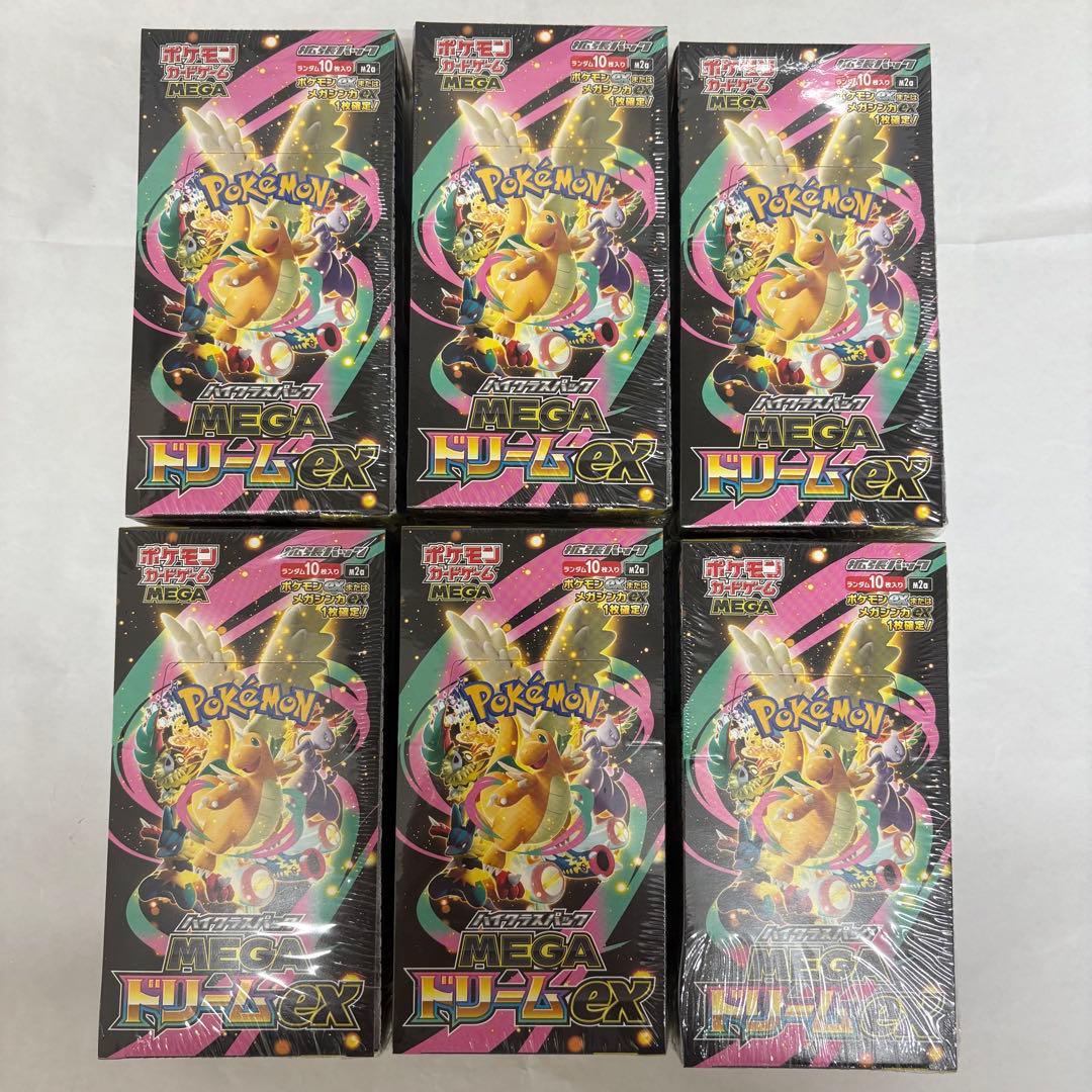 ポケモンカード MEGA ドリームEX 6BOX - メルカリ
