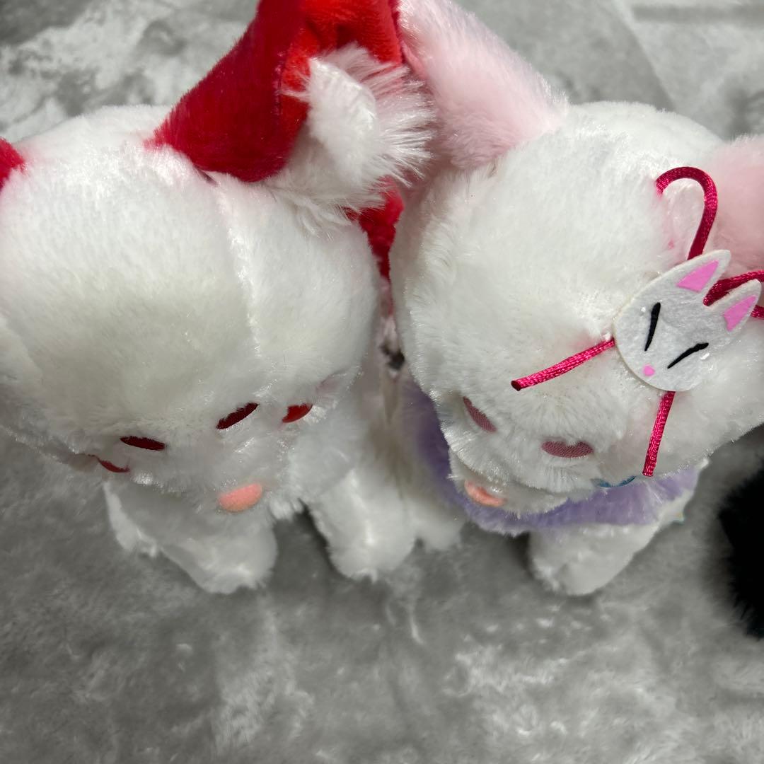 ちょコンとキツネ九尾 水晶の瞳　うめがえもち　よふね　かんごおり　はなびらもち