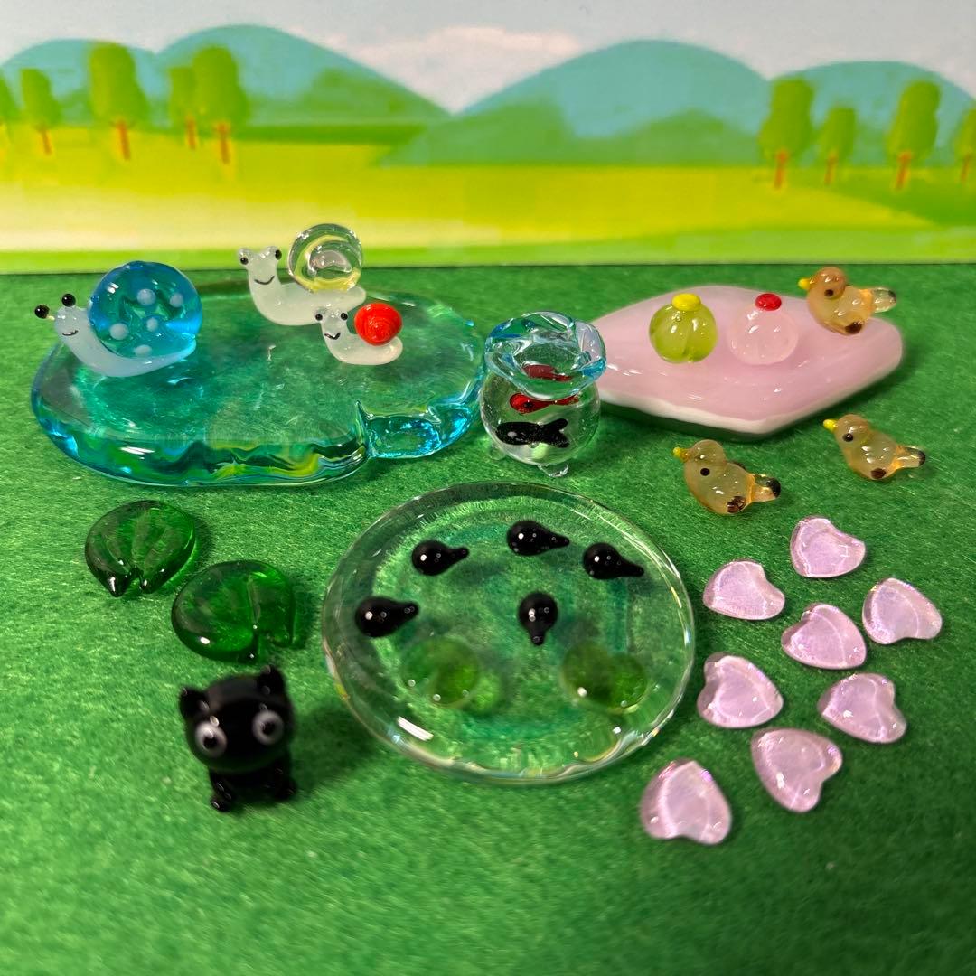 maron♡'s様専用 ガラス細工 ミニチュア ガラス細工 Midori様専用