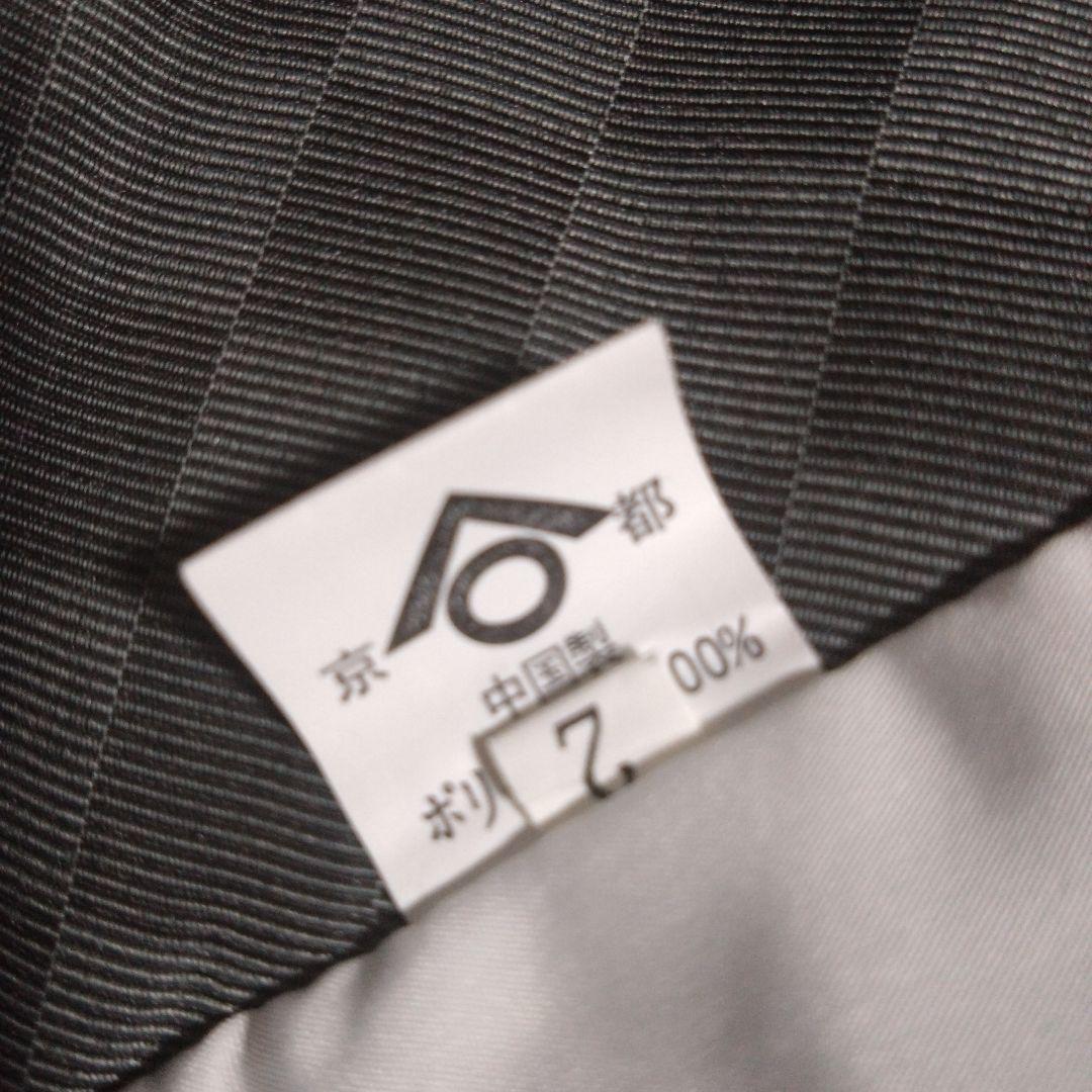 男の子3歳★グレー×紺★被布＆着物＆雪駄