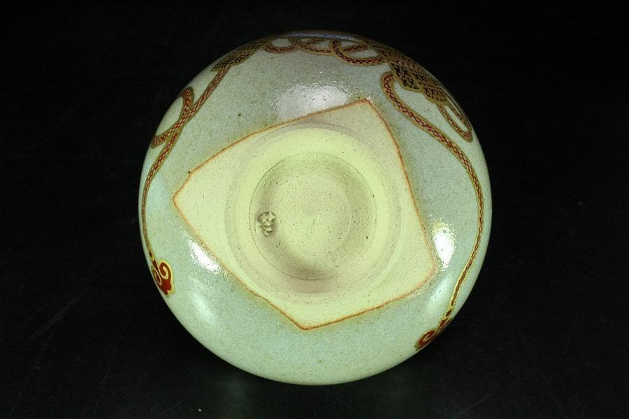 茶道具 膳所焼 色絵兜茶碗 共箱 未使用(K-A500) - メルカリ