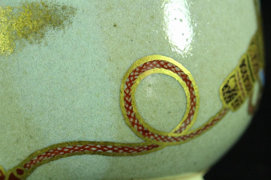 茶道具 膳所焼 色絵兜茶碗 共箱 未使用(K-A500) - メルカリ