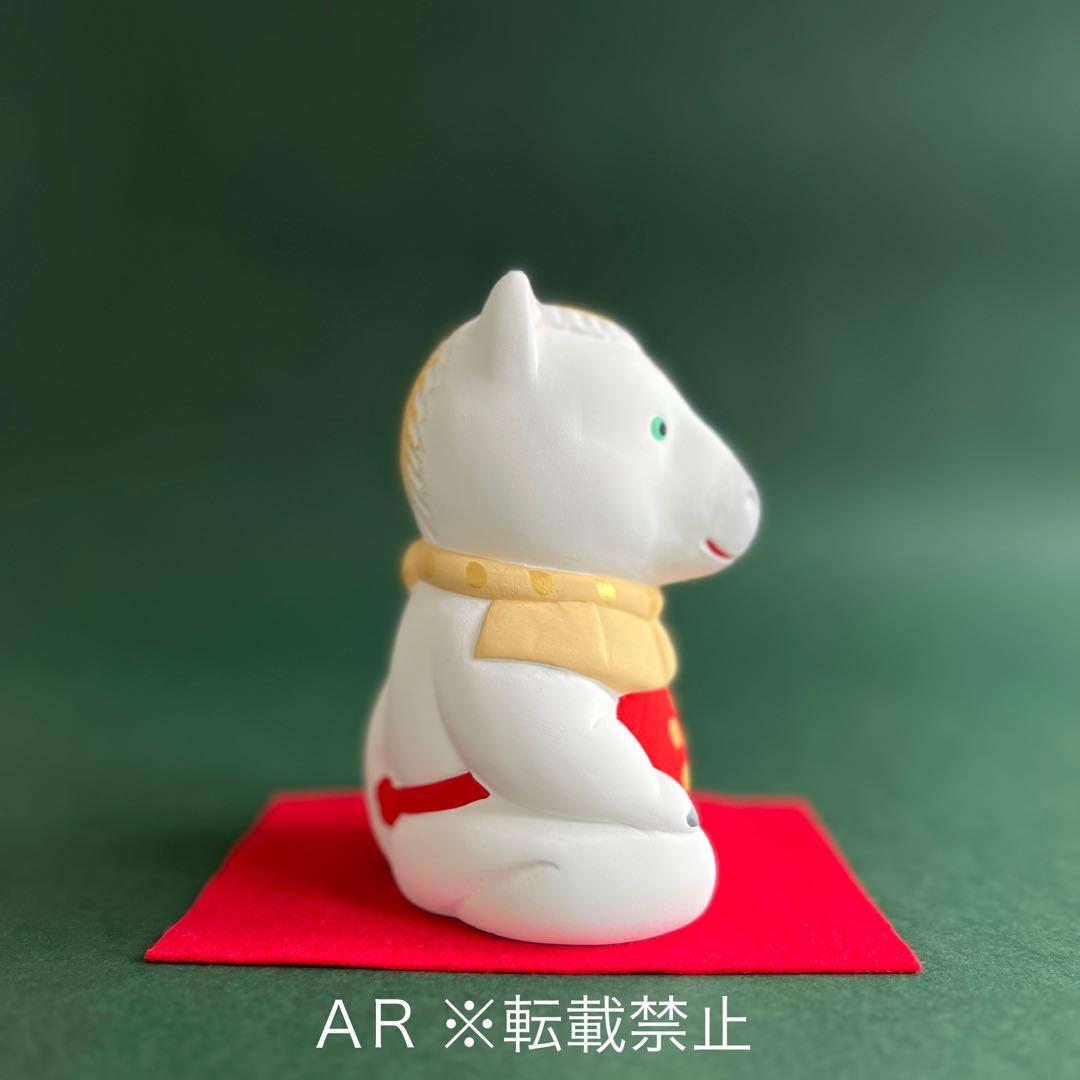 陶器製 縁起担ぎに❣️招き猫 幸運を呼ぶ置物 常滑焼 BIGサイズ 右手上げ