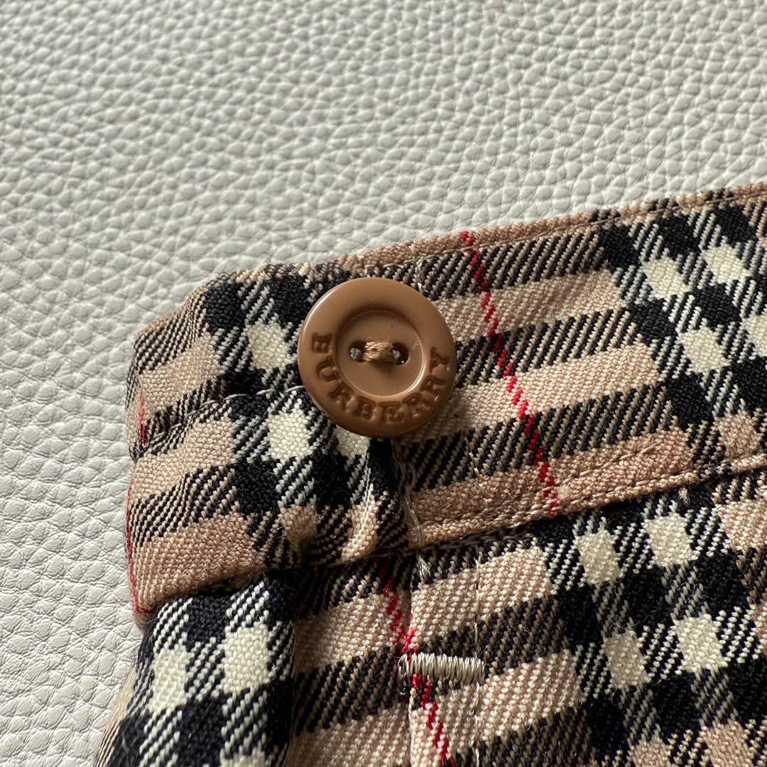 古着 BURBERRY GOLF 三陽商会 ノバチェック ウール キュロット