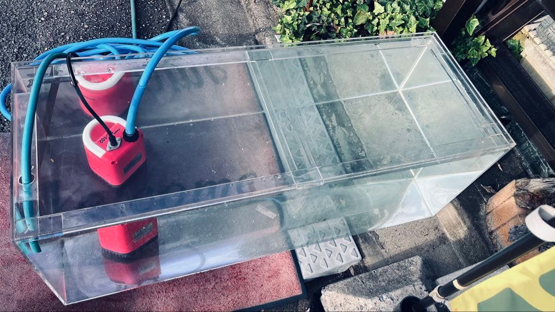 アクリル180×60×60（13㍉） 木材台180×60×高さ