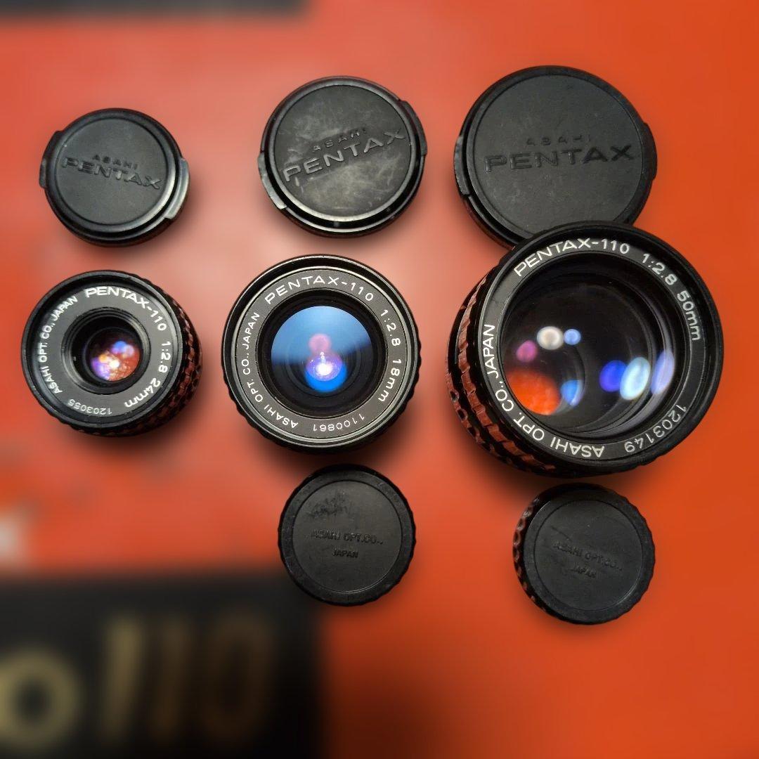 PENTAX フィルムカメラ ペンタックスauto110 メジャーキット