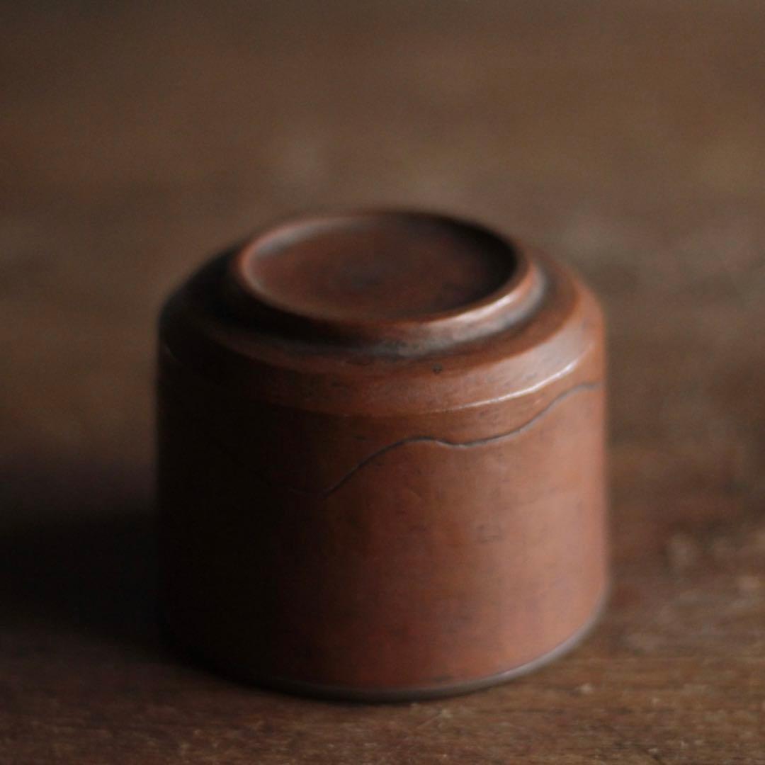 銅製 筒碗 古美術 古道具 アンティーク