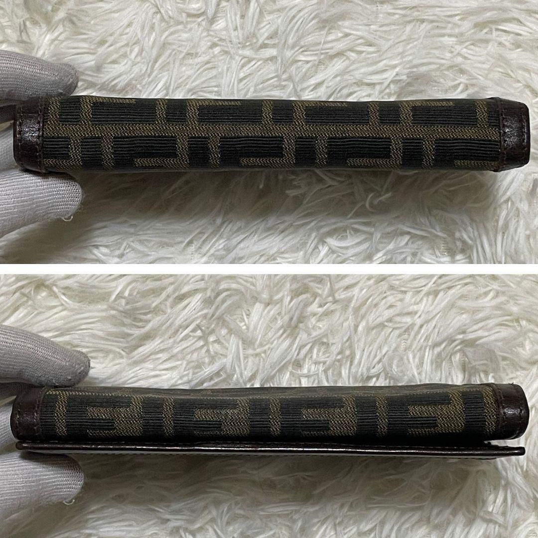 【美品】 FENDI フェンディ　二つ折り 長財布　ズッカ柄　オールドフェンディ