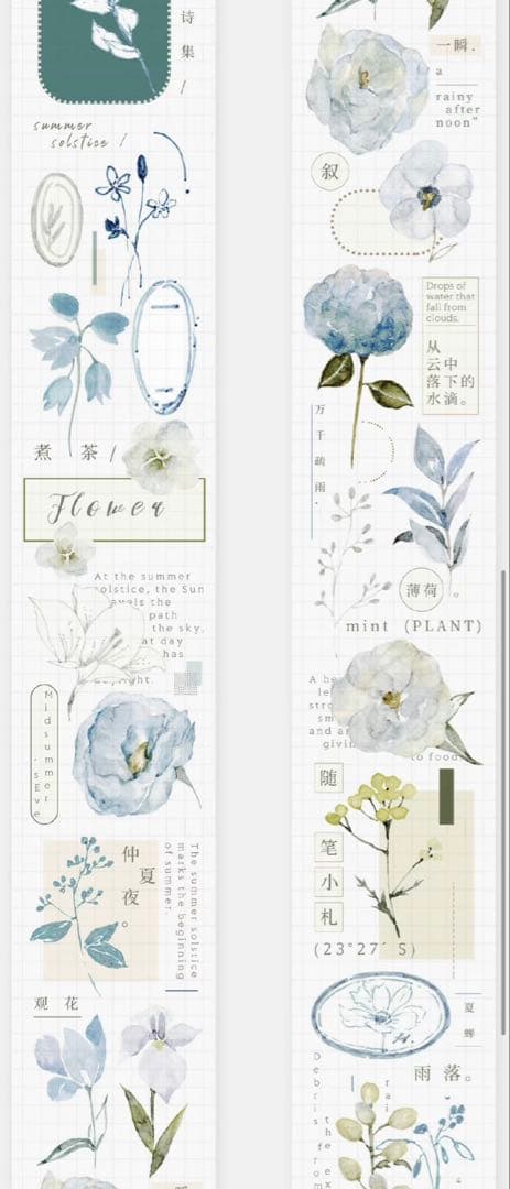 《在庫ラスト最終値下げ》海外 マスキングテープ雀斑茶 6点⚠️pet（33.324