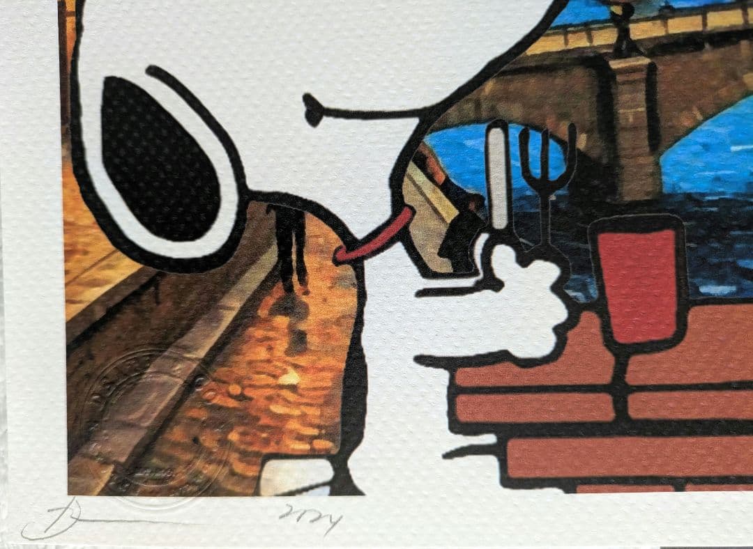 額装セット】【DEATH NYC】SNOOPY＆Wood Stock Cook