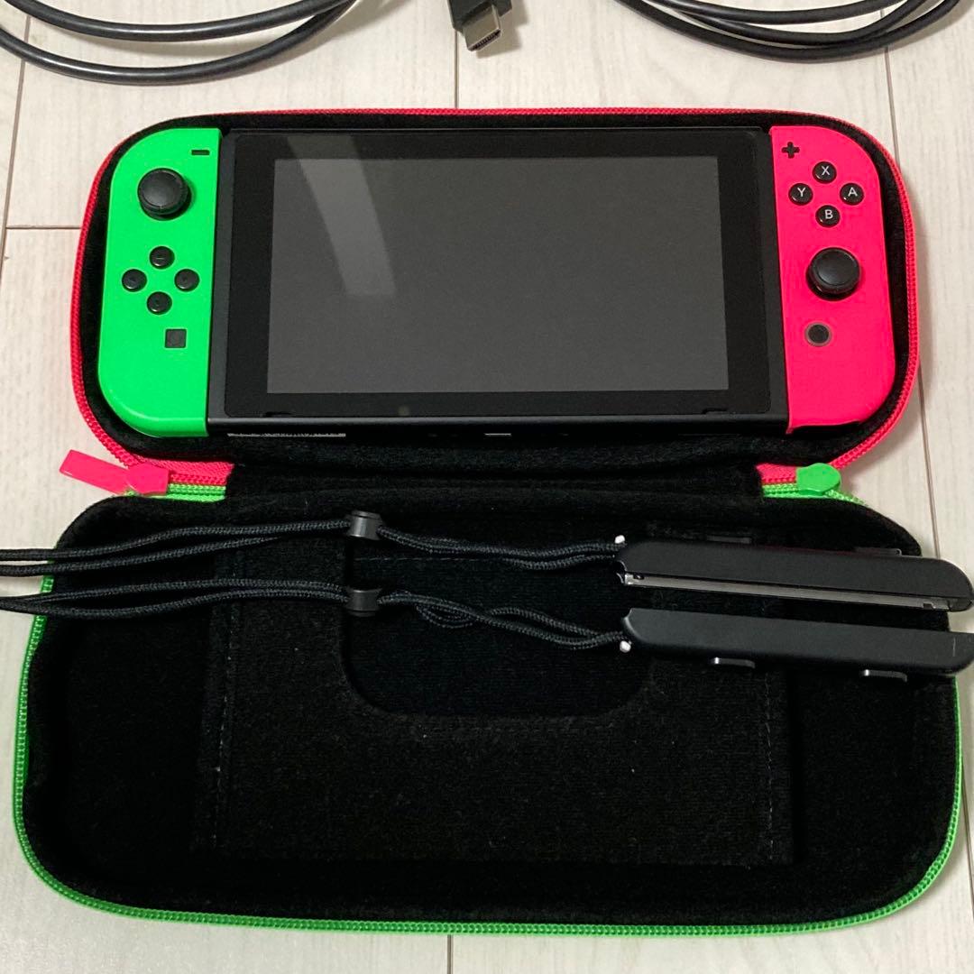 【Nintendo Switch本体】スプラトゥーン2モデル 限定本体ケース付き
