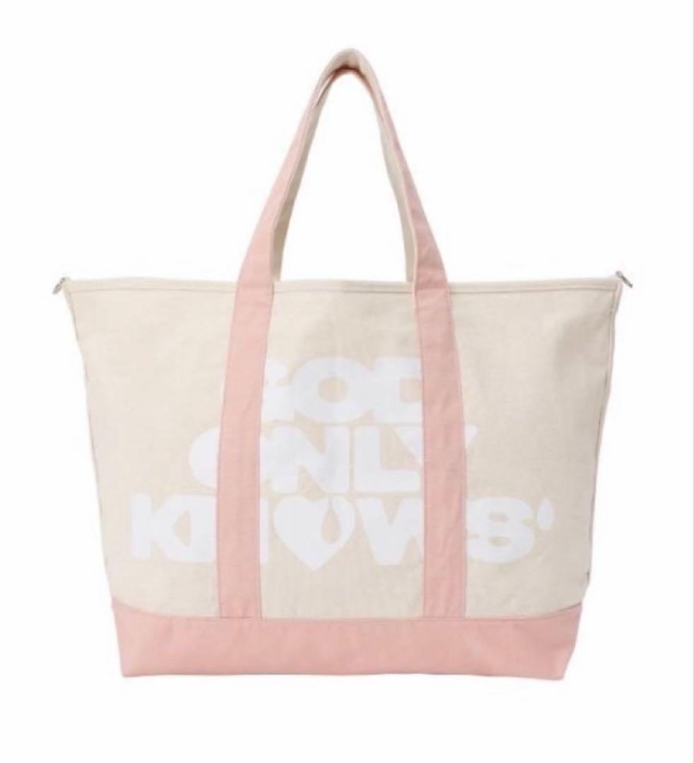 god only knows トート ピンク - メルカリ