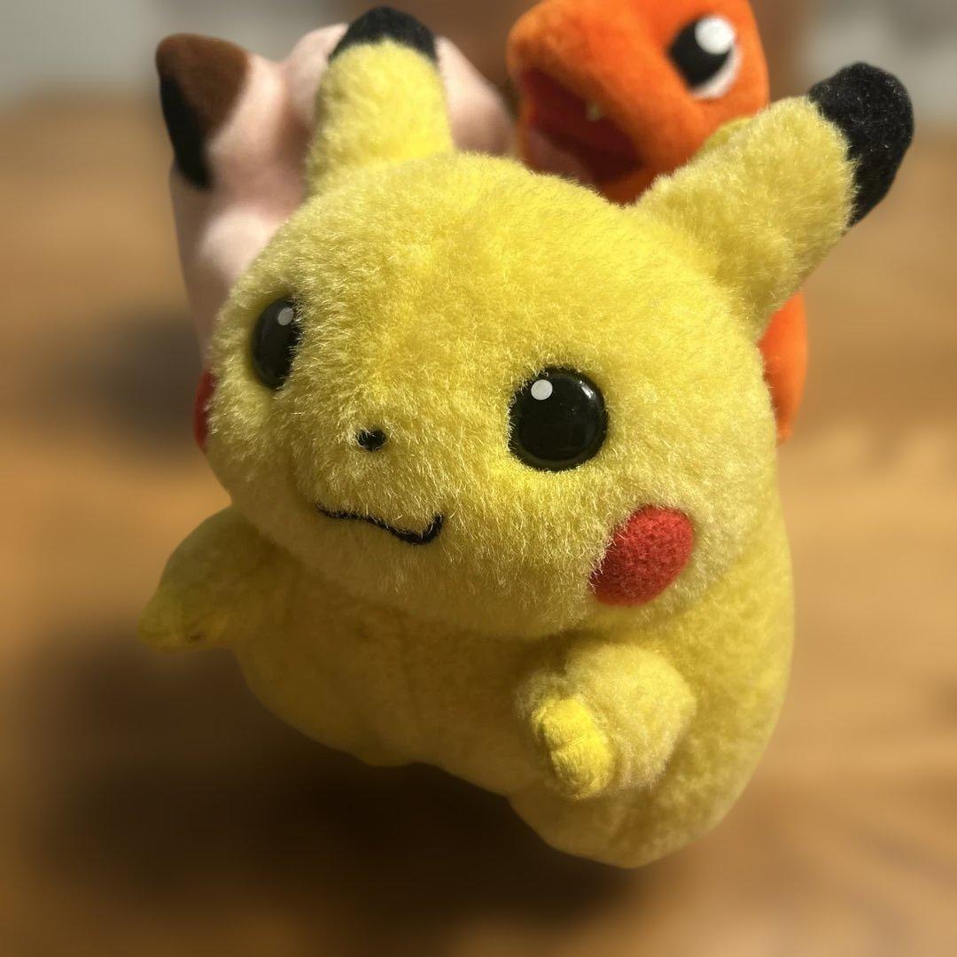 TOMY 初期ポケモンぬいぐるみ ピカチュウ ヒトカゲ ピッピ セット