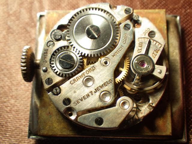 totot様専用☆【1940年代頃】CRAWFORD スイス製 手巻き腕時計