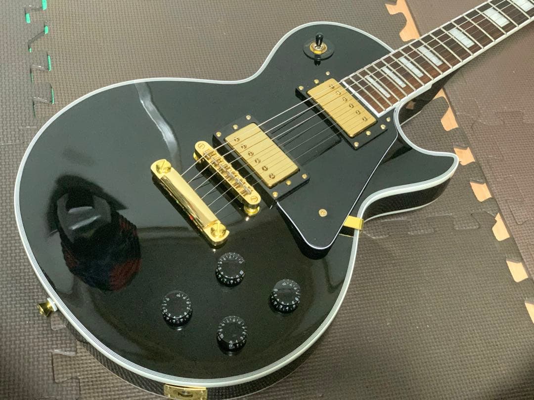 弦交換済 Mad Axe エレキギター コンコルドヘッド ブラック