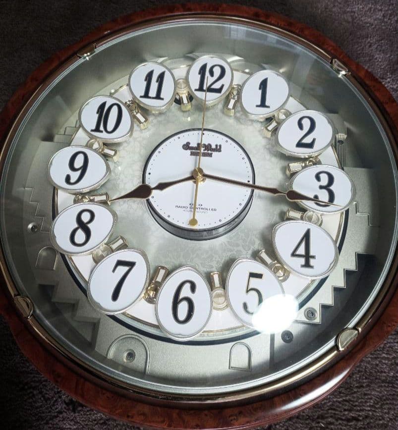 リズム時計 スモールワールド からくり時計 4MN480RH