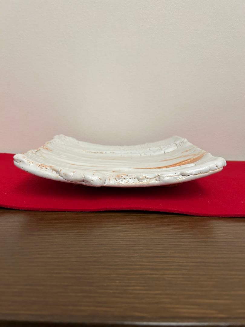 堀一郎作 志野四方皿 - メルカリ