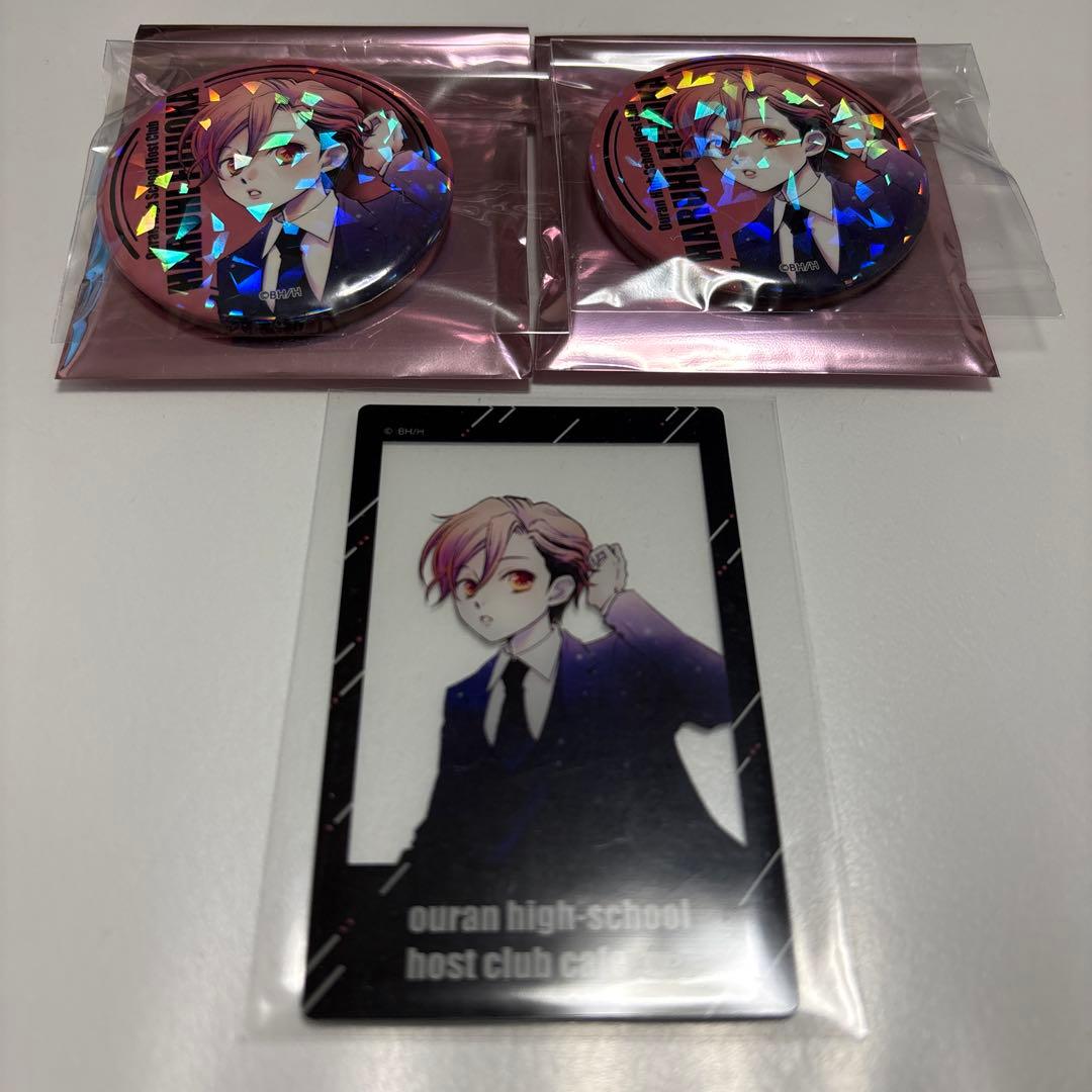 桜蘭高校ホスト部 藤岡ハルヒ カフェ 缶バッジ アクリルカード - メルカリ