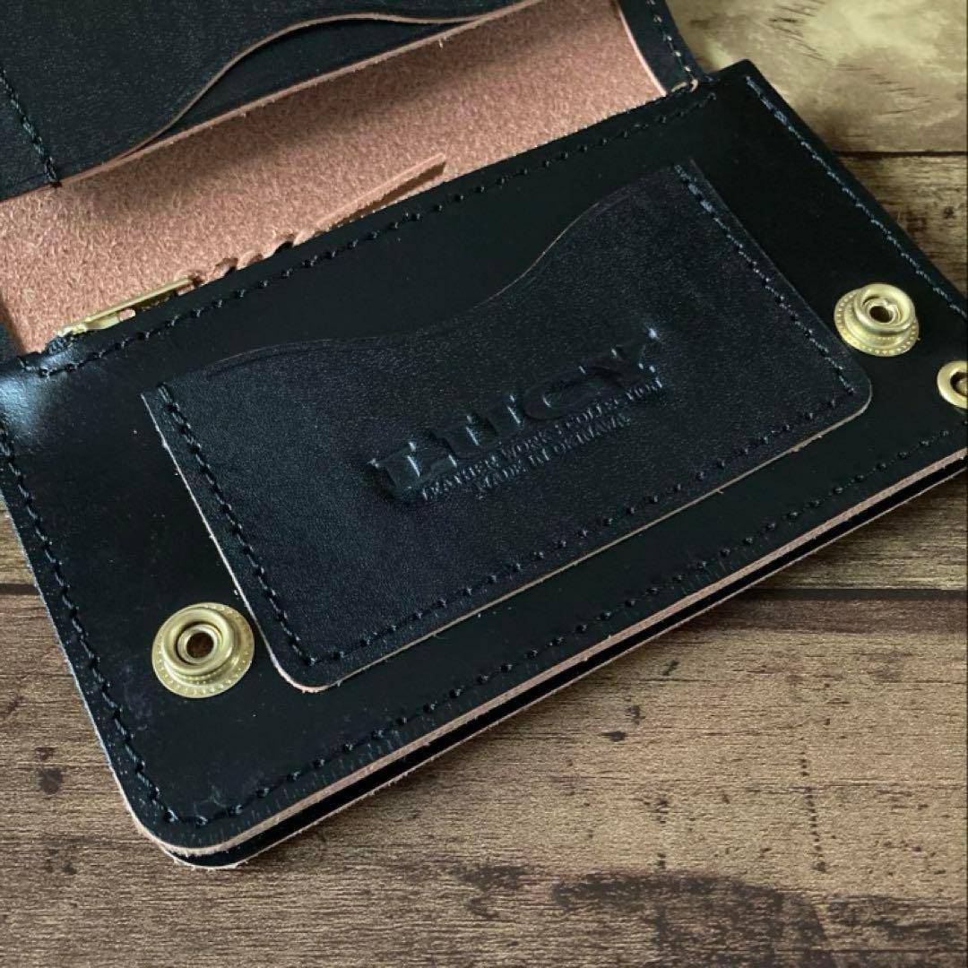 【お札を折らずに収納】トラッカーウォレット150（ミドル）2.5層【受注生産】