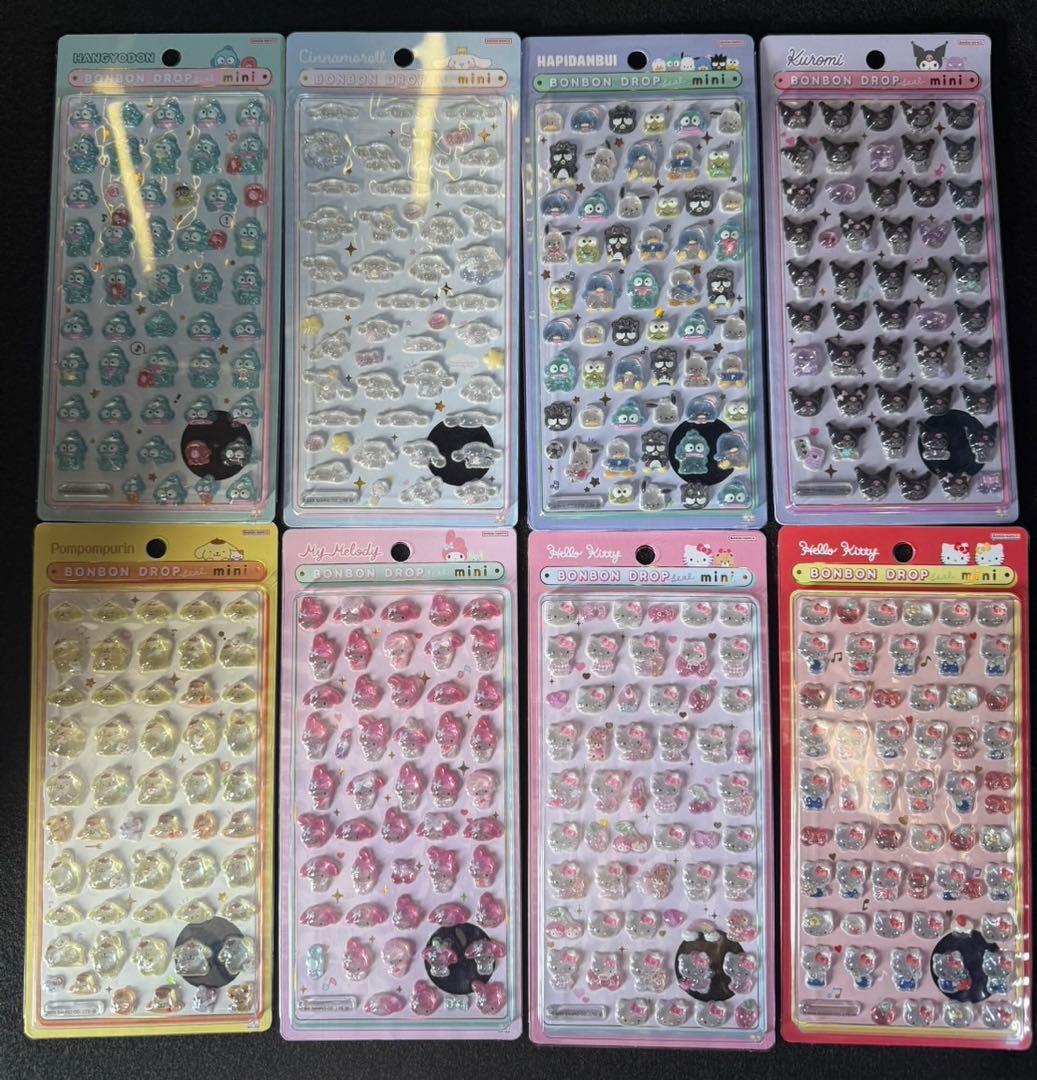 【正規品】ボンボンドロップシール サンリオmini コンプ 全8種 ③