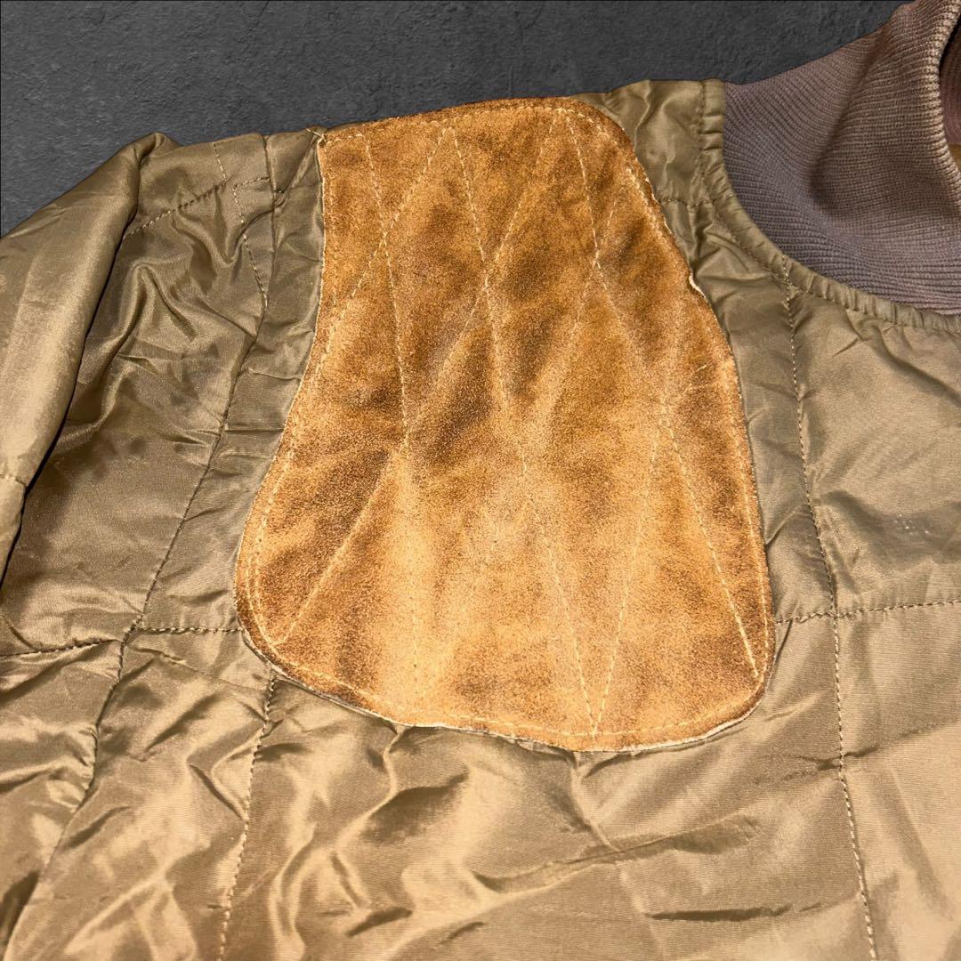 80s USA製 Bob Allen ハンティングジャケット スエード ラグラン