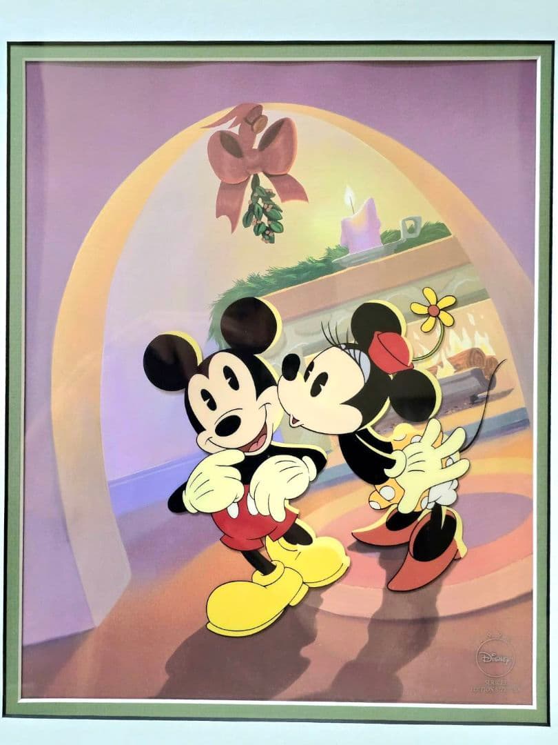 671 Walt Disney セリグラフセル画 ミッキー&ミニー