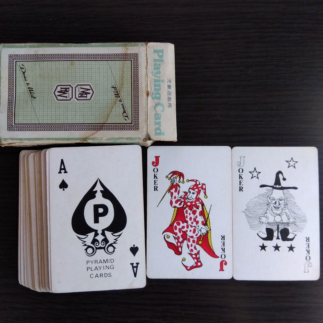 昭和レトロ トランプ 50年前 古民具 古道具 ノベルティ 紙製 - メルカリ