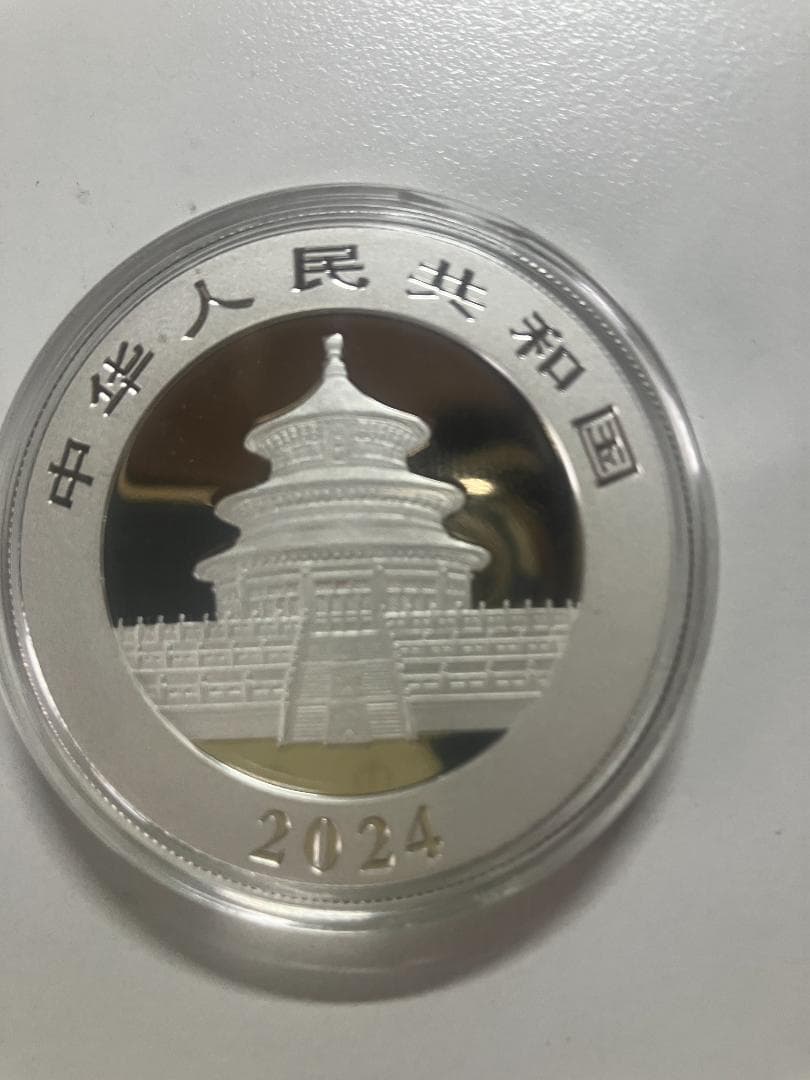 中国 パンダ銀貨 2024年版 30g】未使用・カプセル入り - メルカリ