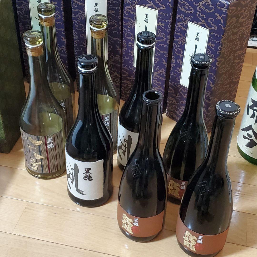 日本酒空瓶❗黒龍・裏鍋島・十四代・冩樂 ・而今・田酒・新政