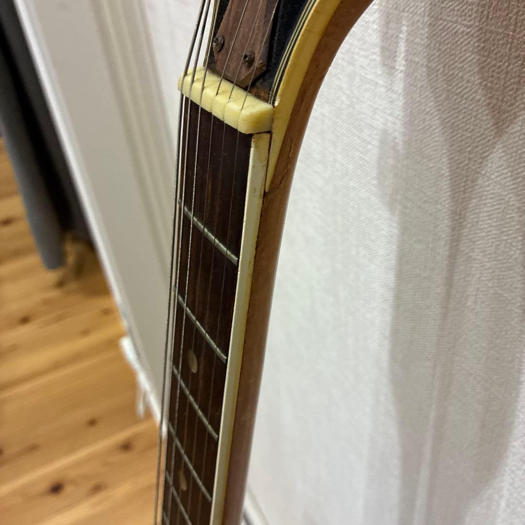 【ジャンク】Sekova サンバースト セミアコースティックギター