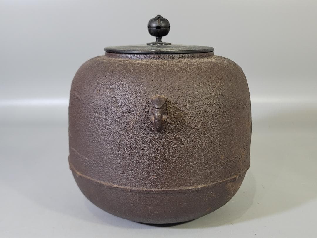 茶道具 茶釜 共箱 環付 DT642 - メルカリ