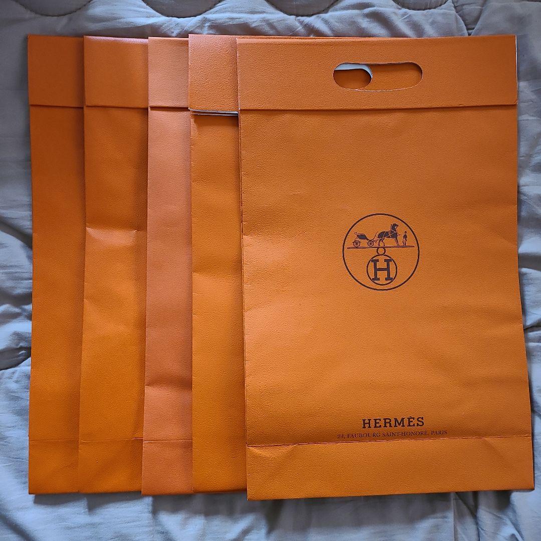 エルメス ショッパー 5枚セット 美品 45×28×10 - メルカリ