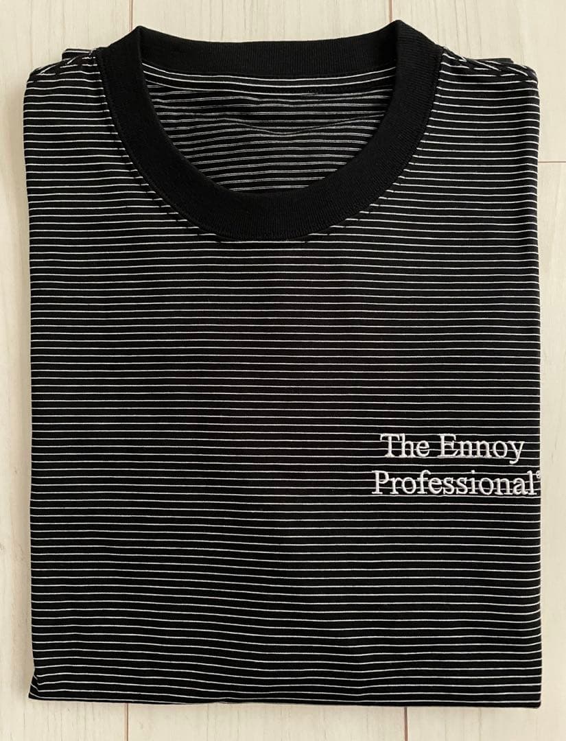 ENNOY エンノイ S/S Border T-Shirts M BLACK ENNOY エンノイ S/S