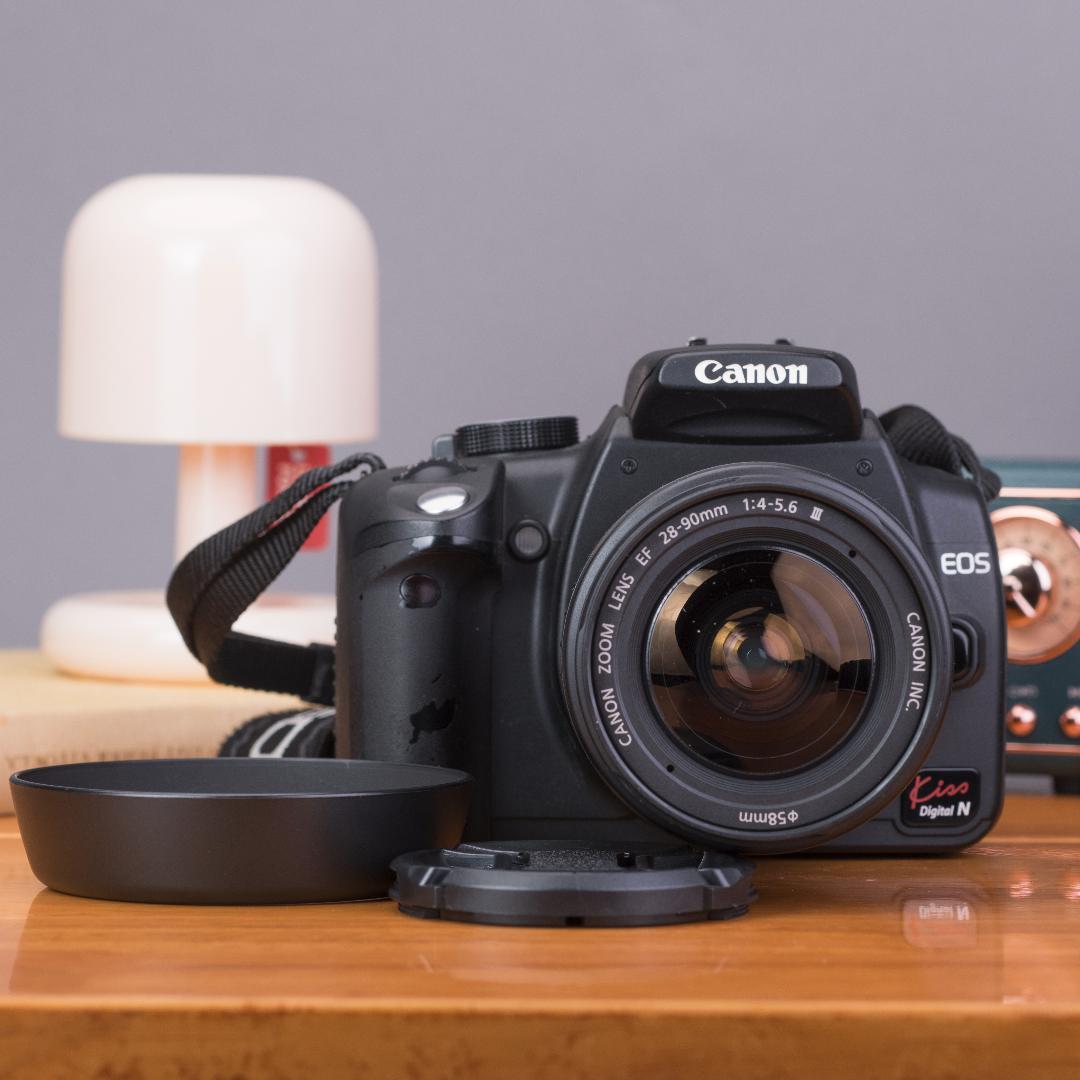 スマホ転送OK！Canon EOS kiss Digital N レンズキット - メルカリ