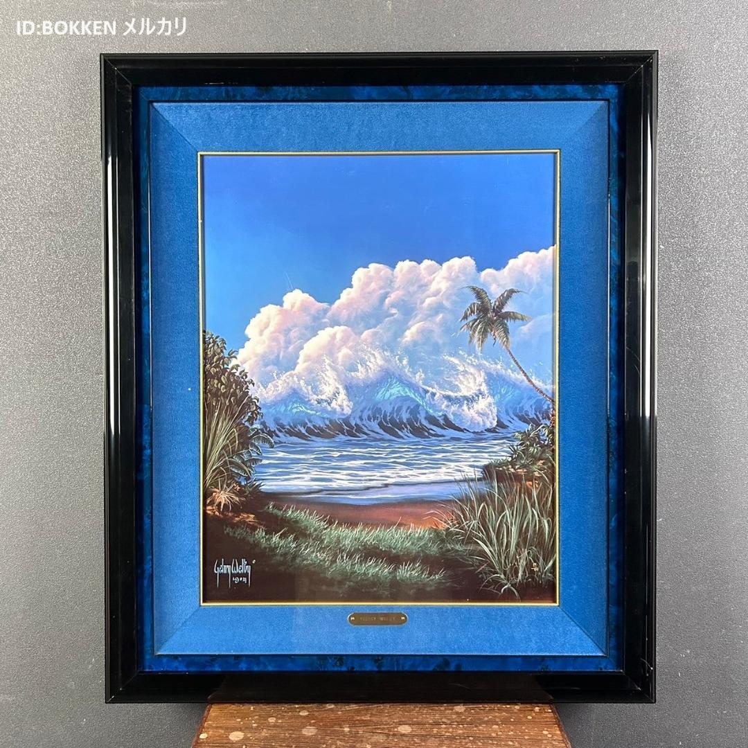 ゲーリー・ウェルティー「ウインドブロー」シルクスクリーン 直筆