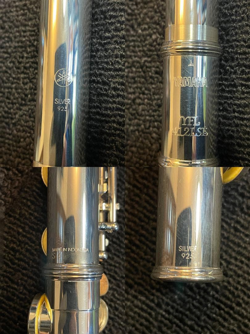 フルート ヤマハ YFL-412LSE 頭＆管：銀 金 FLUTE YAMAHA