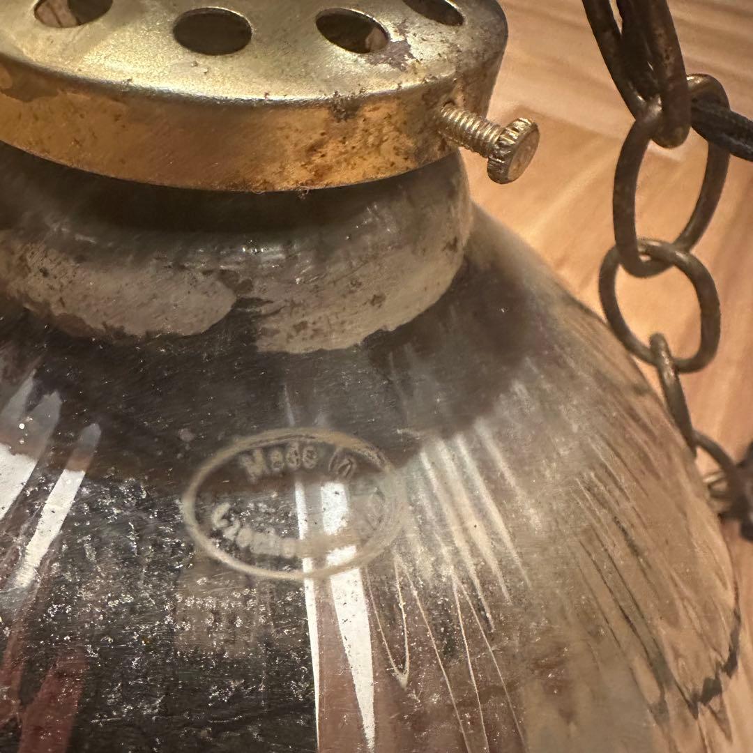 専用ビンテージ マーキュリーグラスシェード ペンダントライト