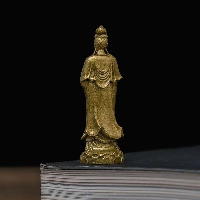 仏教美術 仏像 小仏像 観世音菩薩仏像 銅製品 銅器 工芸品 置物