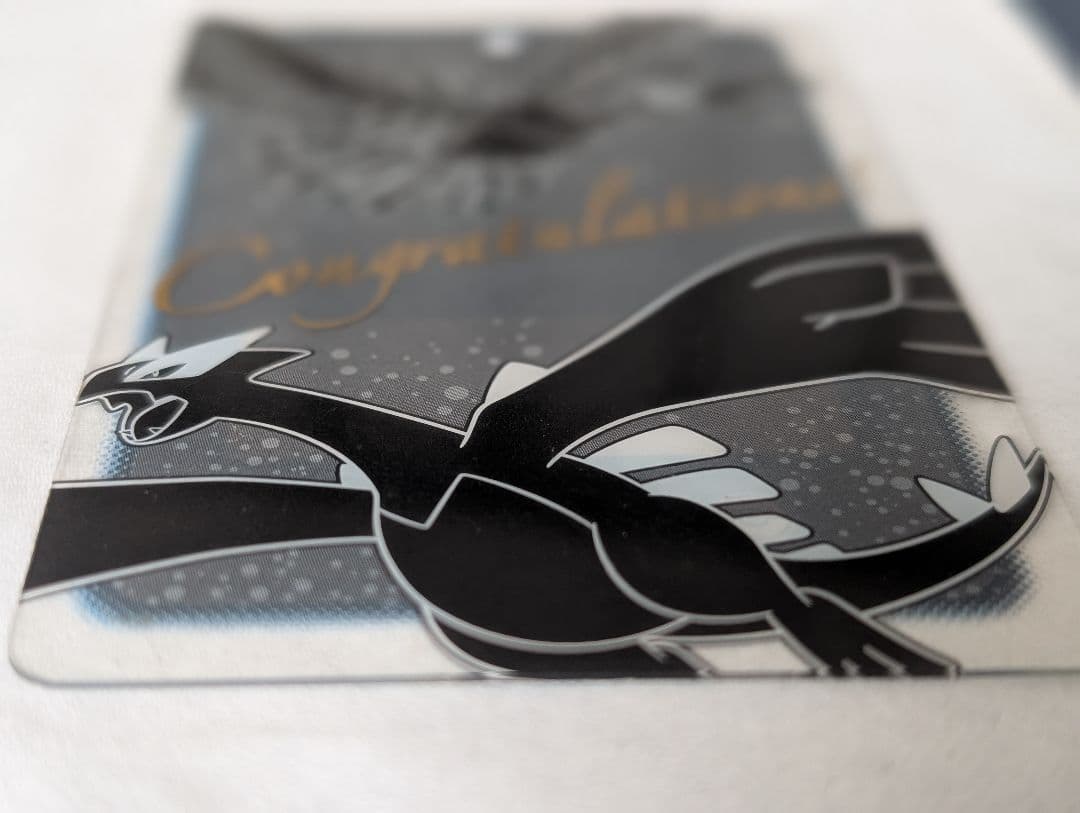 ポケモン ホウオウ＆ルギア 殿堂入り Congratulations! プレート