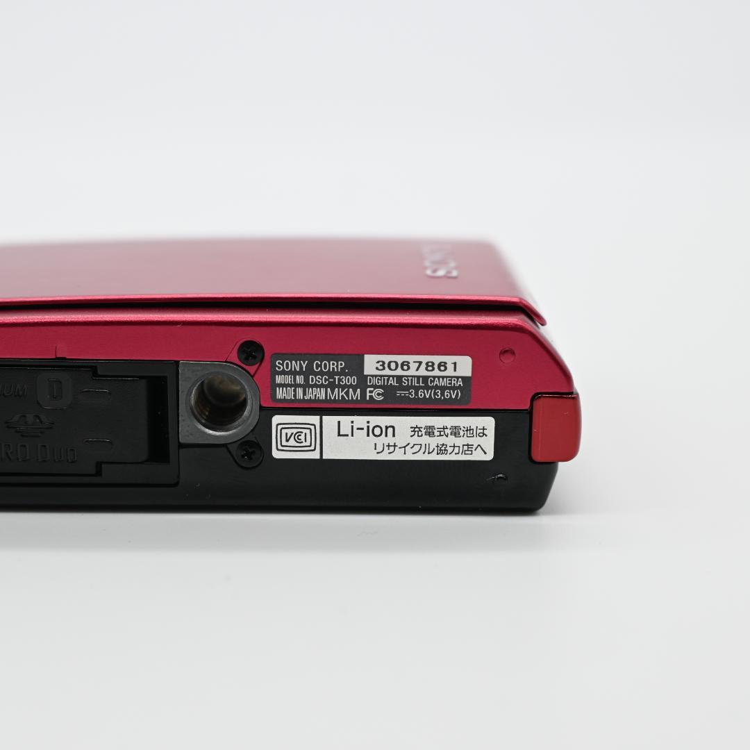 美品 SONY Cyber−Shot DSC-T300 RED バッテリー充電器