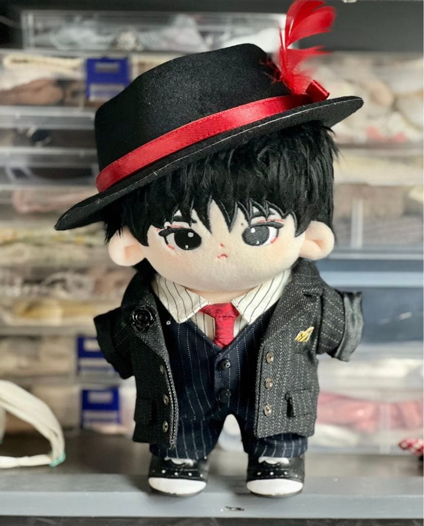 20cm 王一博 街舞お洋服付き ぬいぐるみ 博君一肖