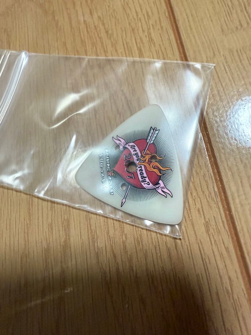 tetsuya 本人使用ピック またハートに火をつけろ ラルク L´Arc