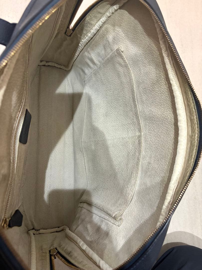 CISEI シセイ　ブリーフケース　ネイビー