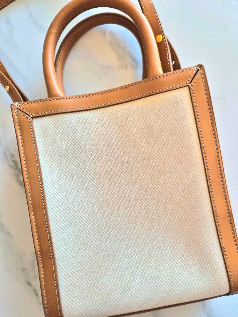 CELINE ショルダーバッグ ホワイト/ベージュ