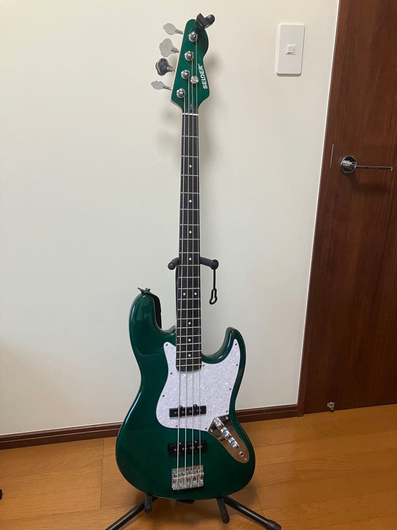 動作品】SELDER セルダー JAZZ BASS ジャズベース グリーン - メルカリ