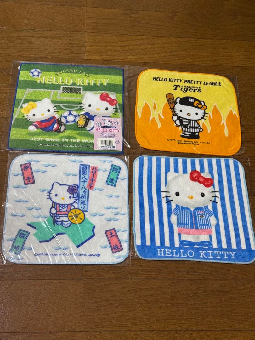 キティ　ご当地　限定ハンドタオル　２３枚　1998年〜2004年