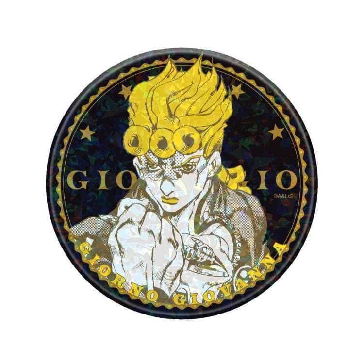 ジョジョ ジョルノ・ジョバァーナ ホログラム缶バッジ - メルカリ