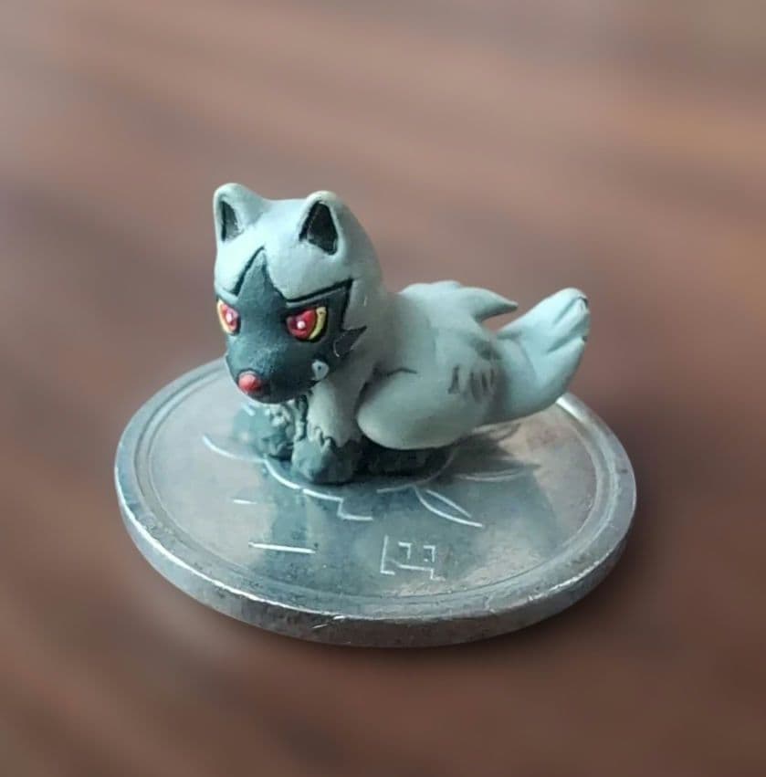 立体ポケモン図鑑 フィギュア ポチエナ・グラエナ・アブソル レア