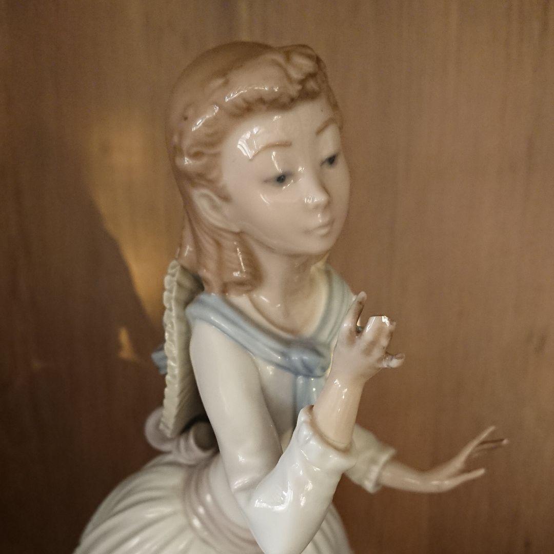 リヤドロ 大型 少女 高さ 花 引き取り 本物 置物 癒やし 引き取り